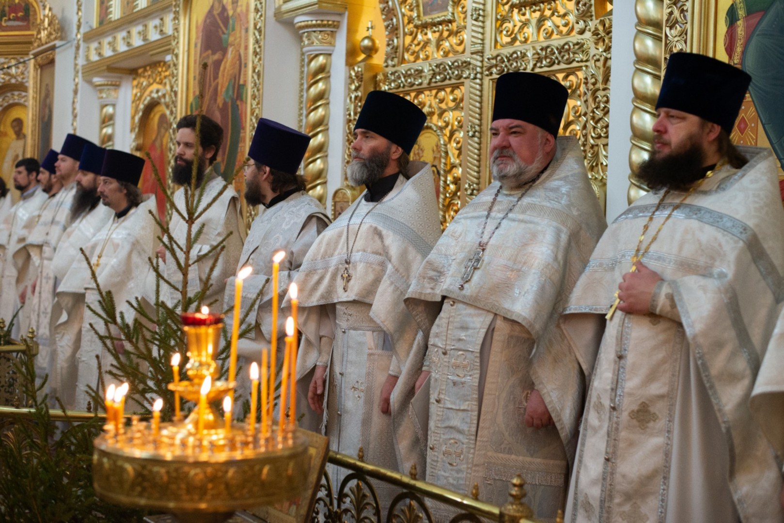 В святочные дни митрополит Климент совершил архипастырский визит в город  Обнинск - Храм Рождества Христова - Обнинск